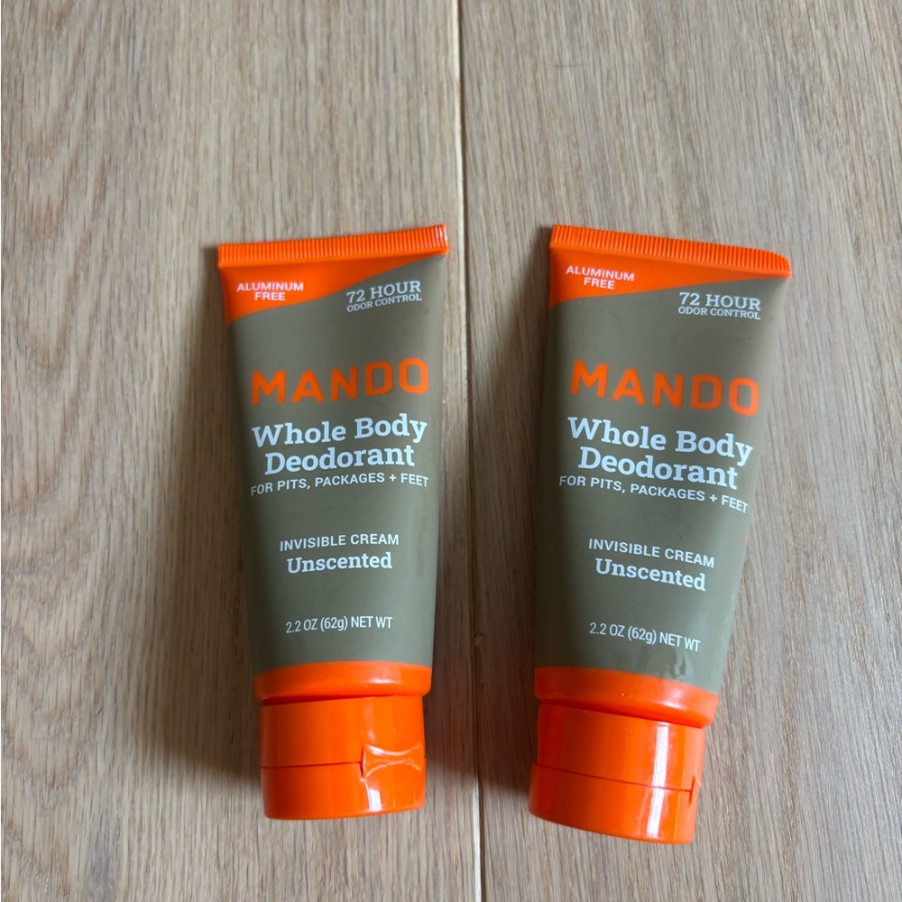 2 Pack Mando Whole Body Deodorant Unscented